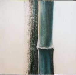 Bambou peint par Brigitte Baert
